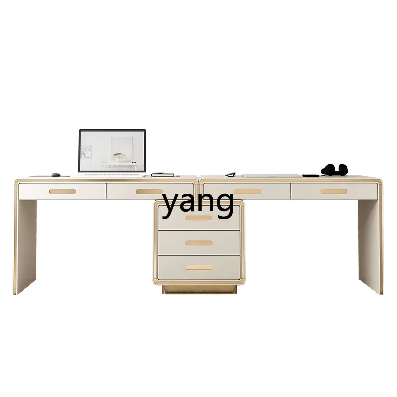 LH light luxury modern simple double desk computer desktop table home with drawers
LH light luxury modern simple double desk computer desktop table home with drawers