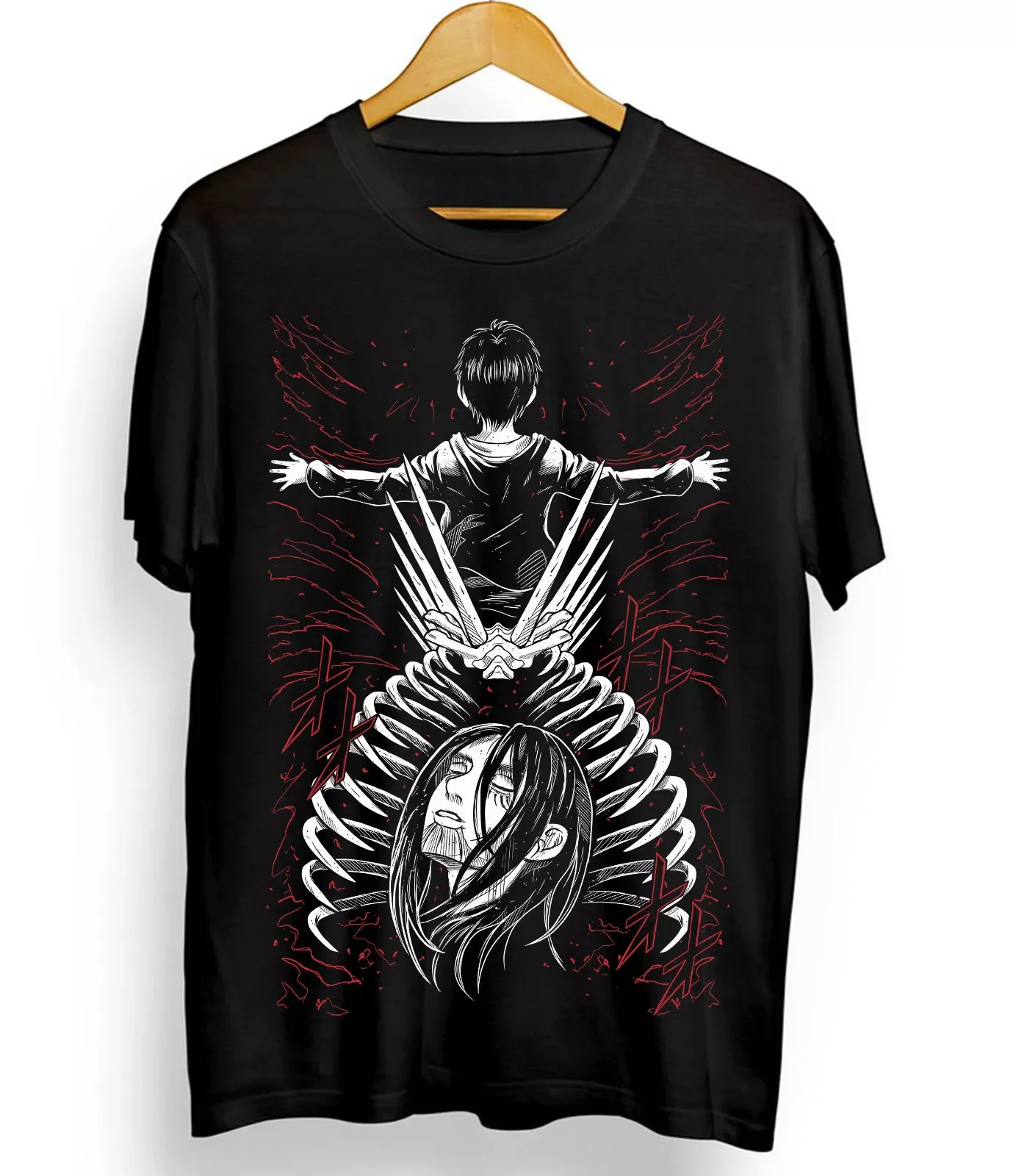 Eren Yeager Mikasa Attack on Titan T Shirt Shingeki No Kyojin Anime Summer Cotton Men Women Couple Tee Streetwear Unisex Casual
Eren Yeager Mikasa Attack on Titan T Shirt Shingeki No Kyojin Anime Summer Cotton Men Women Couple Tee Streetwear Unisex Casual