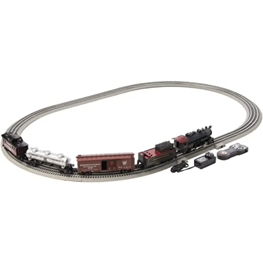 Pennsylvania Flyer Electric O Gauge Bluetooth 5.0 Train Set with Remote for home layout use metal and plastic construction clas
Pennsylvania Flyer Electric O Gauge Bluetooth 5.0 Train Set with Remote for home layout use metal and plastic construction clas