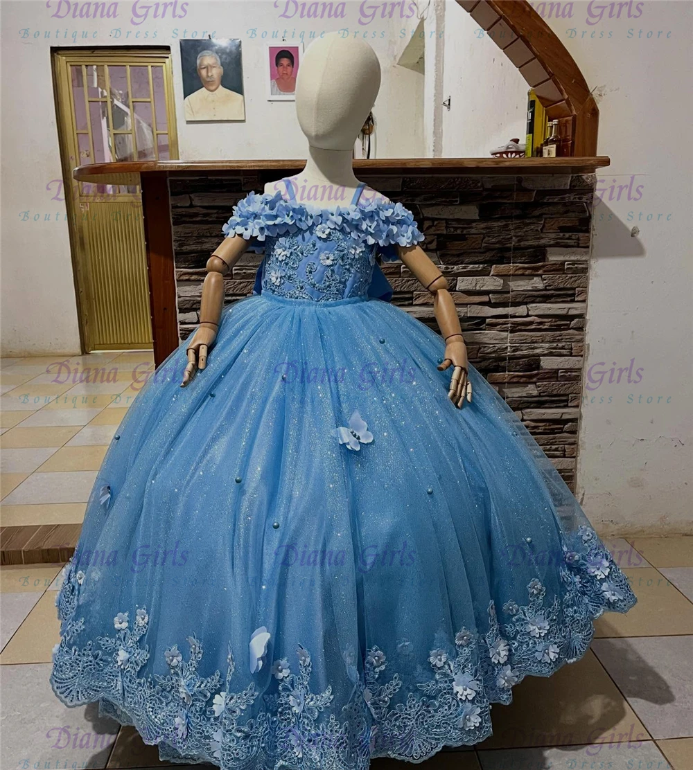 Gorgeous Blue Tulle Fluffy Flower Girl Dress Quality Appliques for Kids Wedding Birthday Party Evening Ball Customised Gowns
Gorgeous Blue Tulle Fluffy Flower Girl Dress Quality Appliques for Kids Wedding Birthday Party Evening Ball Customised Gowns