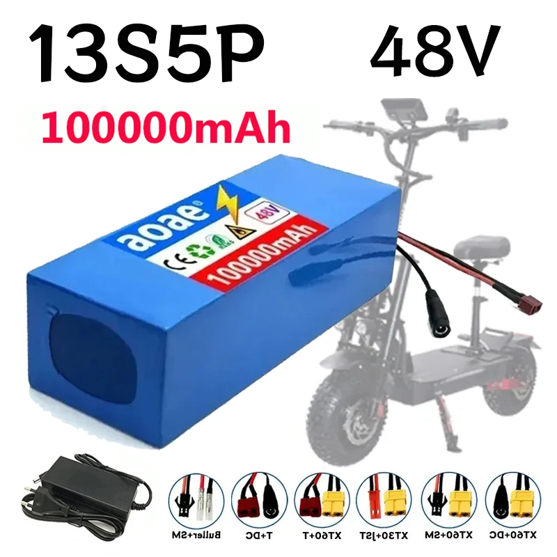 Original 13S5P 48V 100Ah Electric Vehicle Lithium 13S5P Battery Pack Is Suitable for Electric Scooter Mountain Bike 250-1000w
Original 13S5P 48V 100Ah Electric Vehicle Lithium 13S5P Battery Pack Is Suitable for Electric Scooter Mountain Bike 250-1000w