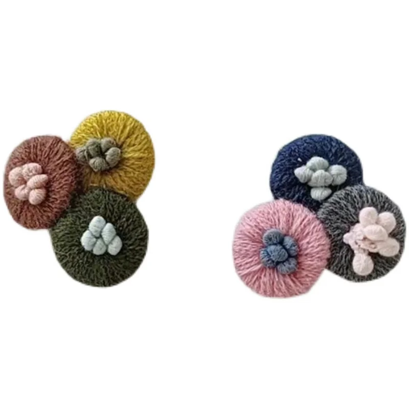*Japanese handmade patchwork flower brooch, knitted cotton and linen pin, small flower, Japan and South Korea
*Japanese handmade patchwork flower brooch, knitted cotton and linen pin, small flower, Japan and South Korea