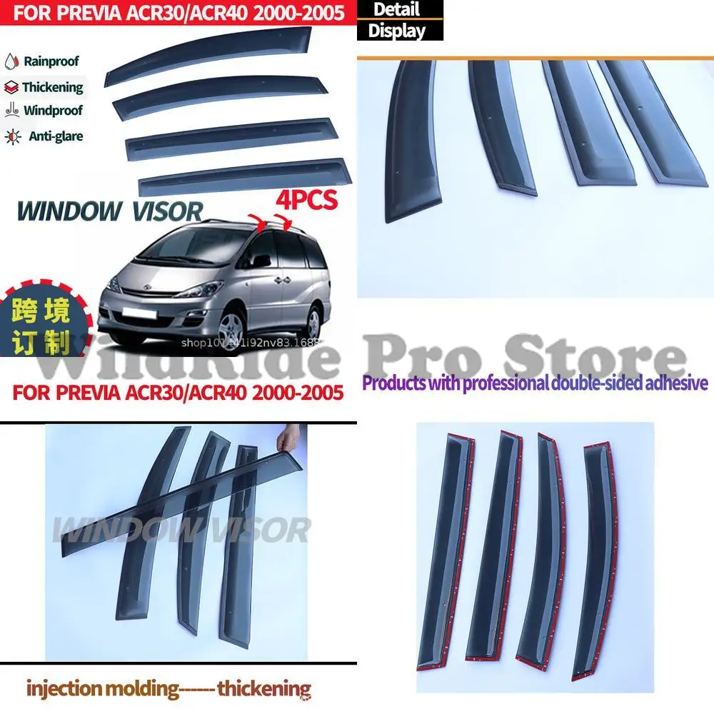 1 set For TOYOTA Previa Window Visor Rain Shield Sun Shade Windshield Deflector
1 set For TOYOTA Previa Window Visor Rain Shield Sun Shade Windshield Deflector