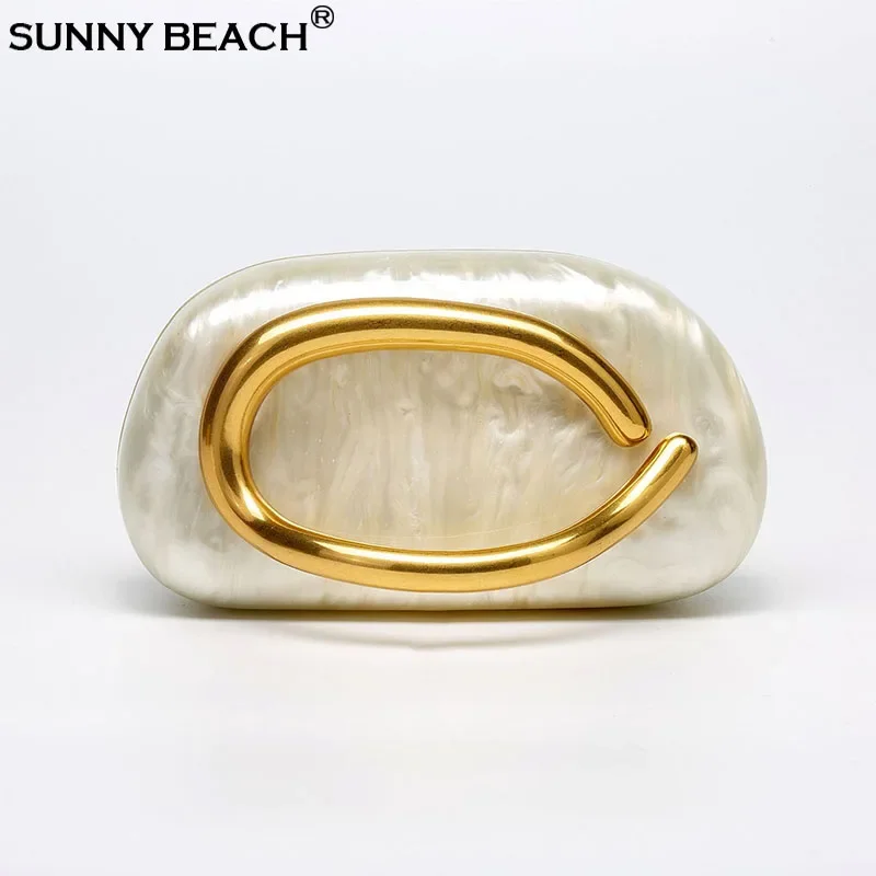 Gold Metal Bride Acrylic Egg Bag Women Luxury Evening Box Clutch Bag Shoulder Wedding Purse Party Crossbody Designer Handbag
Gold Metal Bride Acrylic Egg Bag Women Luxury Evening Box Clutch Bag Shoulder Wedding Purse Party Crossbody Designer Handbag