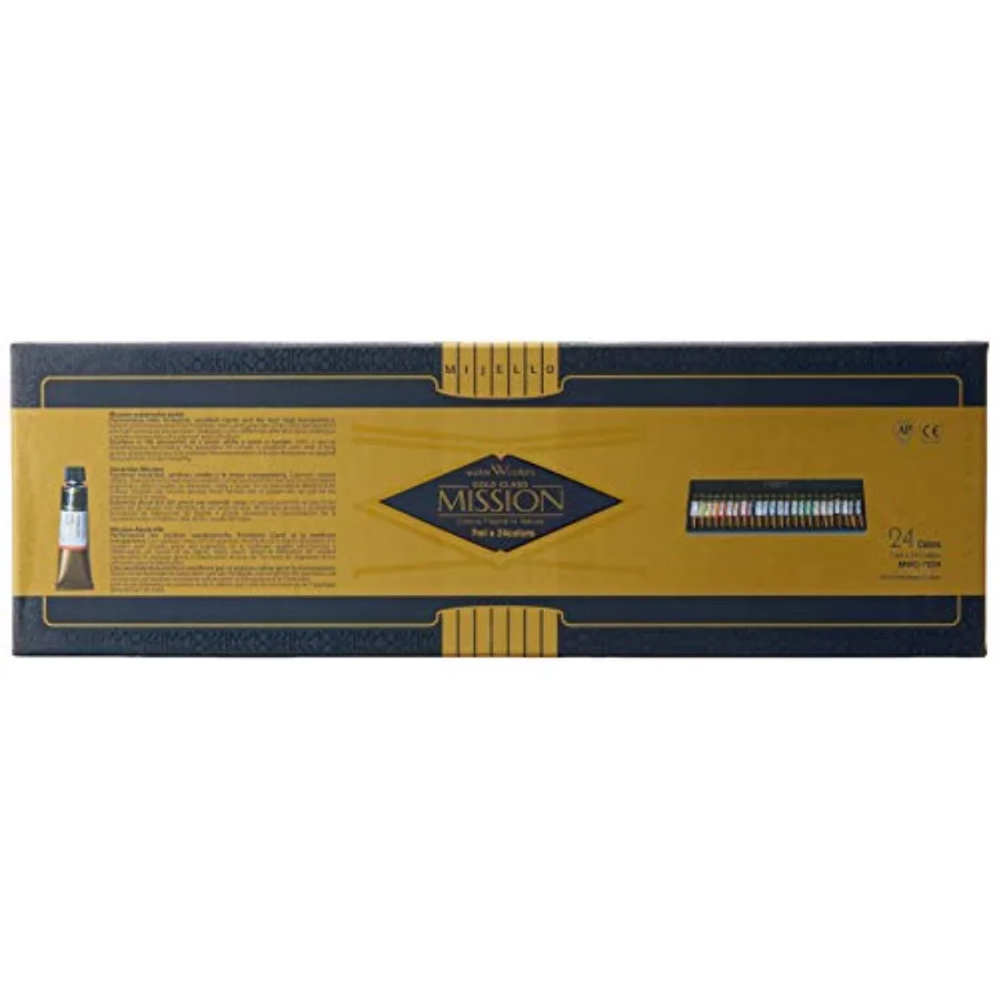 Mission Gold Water Color Set, 24 Colors
Mission Gold Water Color Set, 24 Colors