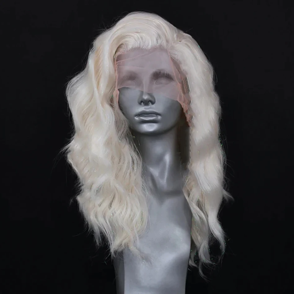 Синтетический парик с глубокими волнами, цвет платиновый блонд, 13x4, с кружевной передней частью, для женщин, без клея, предварительно выщипанный, для повседневного использования и косплея, термостойкий волоконный материал
Синтетический парик с глубокими волнами, цвет платиновый блонд, 13x4, с кружевной передней частью, для женщин, без клея, предварительно выщипанный, для повседневного использования и косплея, термостойкий волоконный материал