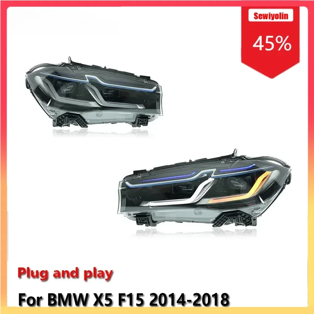 Автомобильные лампы, задние фары для BMW X5 F15 2014-2018, указатели поворота, передние фонари, DRL, сигнальные стоп-сигналы, дневные огни
Автомобильные лампы, задние фары для BMW X5 F15 2014-2018, указатели поворота, передние фонари, DRL, сигнальные стоп-сигналы, дневные огни