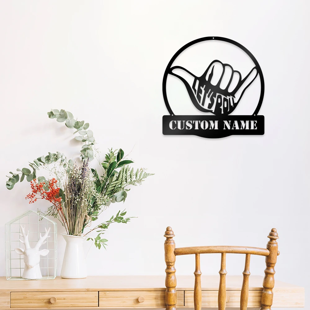 1pc Let's go gesture creative Customized Name Metal Wall Signs Iron Wall Plaque For Bar Decor
1pc Let's go gesture creative Customized Name Metal Wall Signs Iron Wall Plaque For Bar Decor