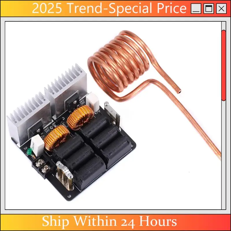 Высокочастотный индукционный нагревательный аппарат Feb.ZVS, 1000 Вт, вход постоянного тока 12–48 В, максимальный ток 20 А, непрерывная мощность 500–800 Вт
Высокочастотный индукционный нагревательный аппарат Feb.ZVS, 1000 Вт, вход постоянного тока 12–48 В, максимальный ток 20 А, непрерывная мощность 500–800 Вт