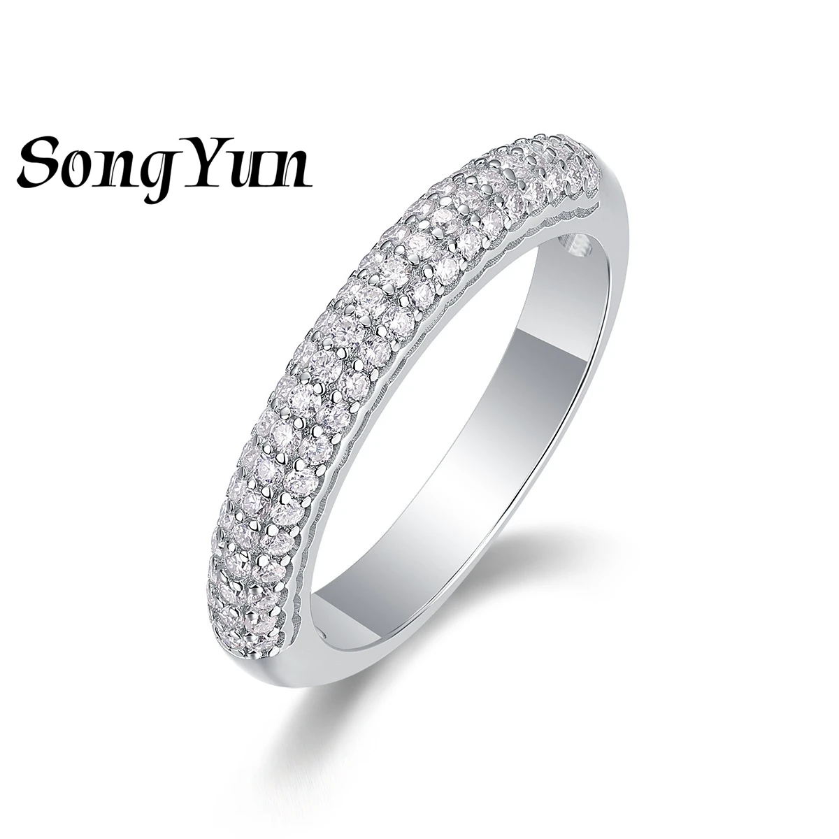 SONGYUN Brand Jewelry 925 Sterling Silver Ring VVS Moissanite Glamorous Ring for Wife 18K Gold Plated SYT Patent GRA Fine Rings
SONGYUN Brand Jewelry 925 Sterling Silver Ring VVS Moissanite Glamorous Ring for Wife 18K Gold Plated SYT Patent GRA Fine Rings