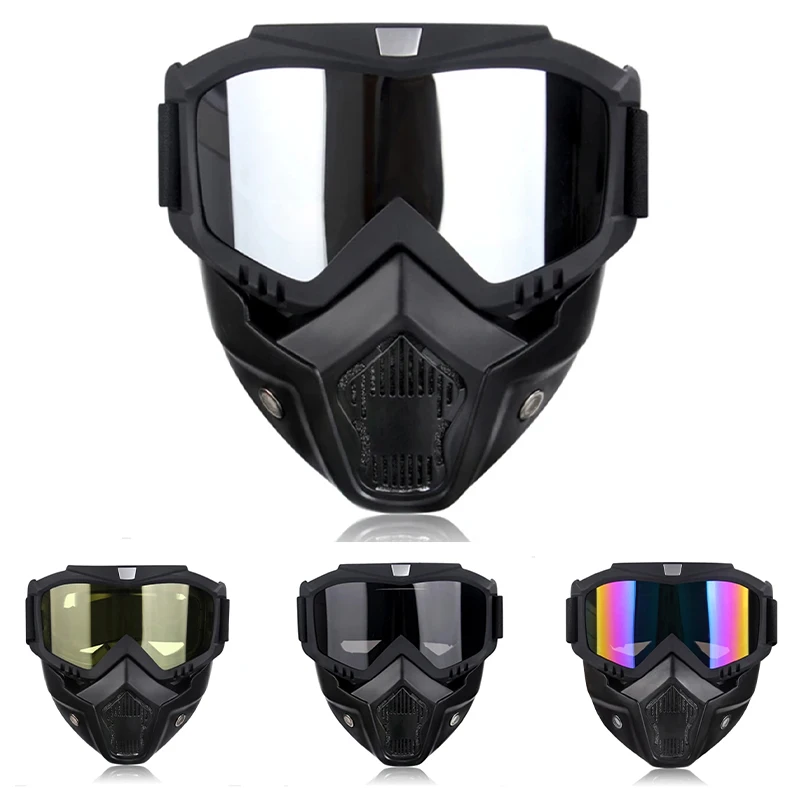 Multifunctional Outdoor Full Face Shield Wind Anti-glare Ski Goggle Motorbike Mask for Daily MTB Riding Activities
Multifunctional Outdoor Full Face Shield Wind Anti-glare Ski Goggle Motorbike Mask for Daily MTB Riding Activities