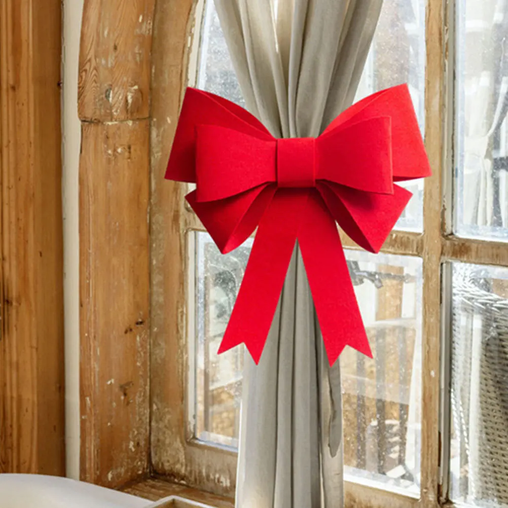 2Pcs Giant Red Bowknot Bows for Christmas Tree Ornament Wreaths Garlands Car Decor Outdoor Indoor Holiday Party Wedding Use
2Pcs Giant Red Bowknot Bows for Christmas Tree Ornament Wreaths Garlands Car Decor Outdoor Indoor Holiday Party Wedding Use