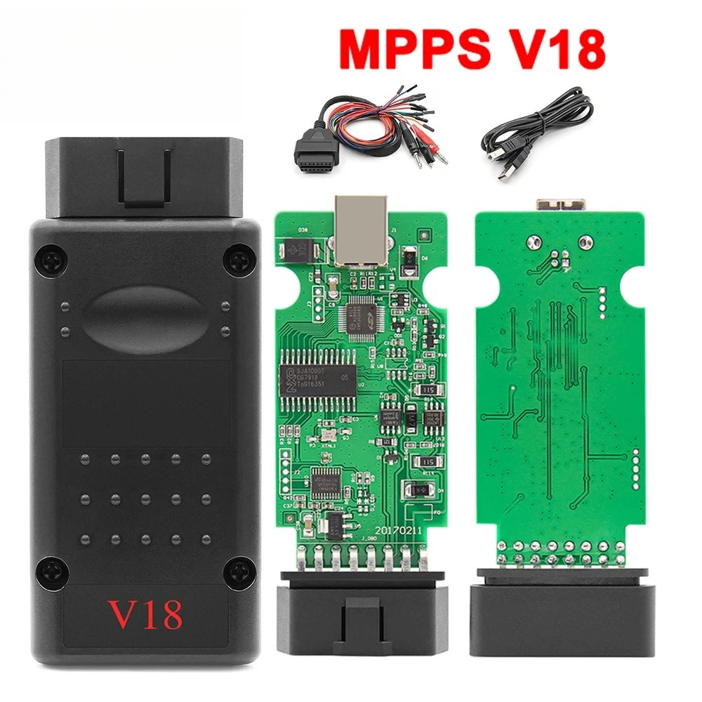 MPPS V18 ECU Chip Tuning Interface Auto OBD 2 OBD2 For EDC15 EDC16 EDC17 Multi-Language CAN ECU Tunning Flasher Remap Cable
MPPS V18 ECU Chip Tuning Interface Auto OBD 2 OBD2 For EDC15 EDC16 EDC17 Multi-Language CAN ECU Tunning Flasher Remap Cable
