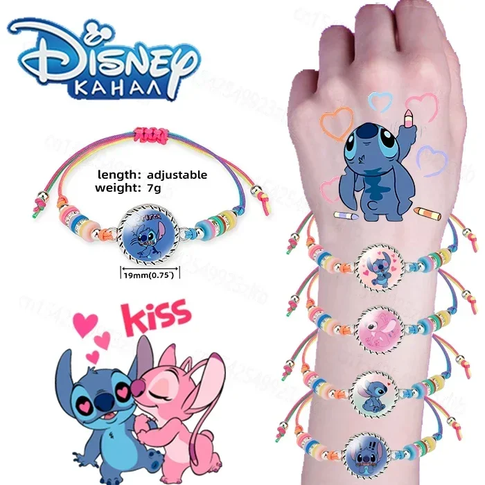 Disney Stitch Bracelet Cartoon Figure Kawaii Colorful Hand Woven Adjustable Wristband Accessories Jewelry Festival Birthday Gift
Disney Stitch Bracelet Cartoon Figure Kawaii Colorful Hand Woven Adjustable Wristband Accessories Jewelry Festival Birthday Gift