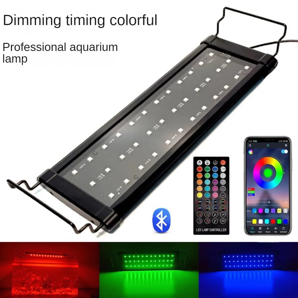 WRGB Bluetooth App 3 Control Methods Fish Tank Intelligent Controller Remote Control Aquatic Grass Aquarium Reef Light LED 120CM
WRGB Bluetooth App 3 Control Methods Fish Tank Intelligent Controller Remote Control Aquatic Grass Aquarium Reef Light LED 120CM
