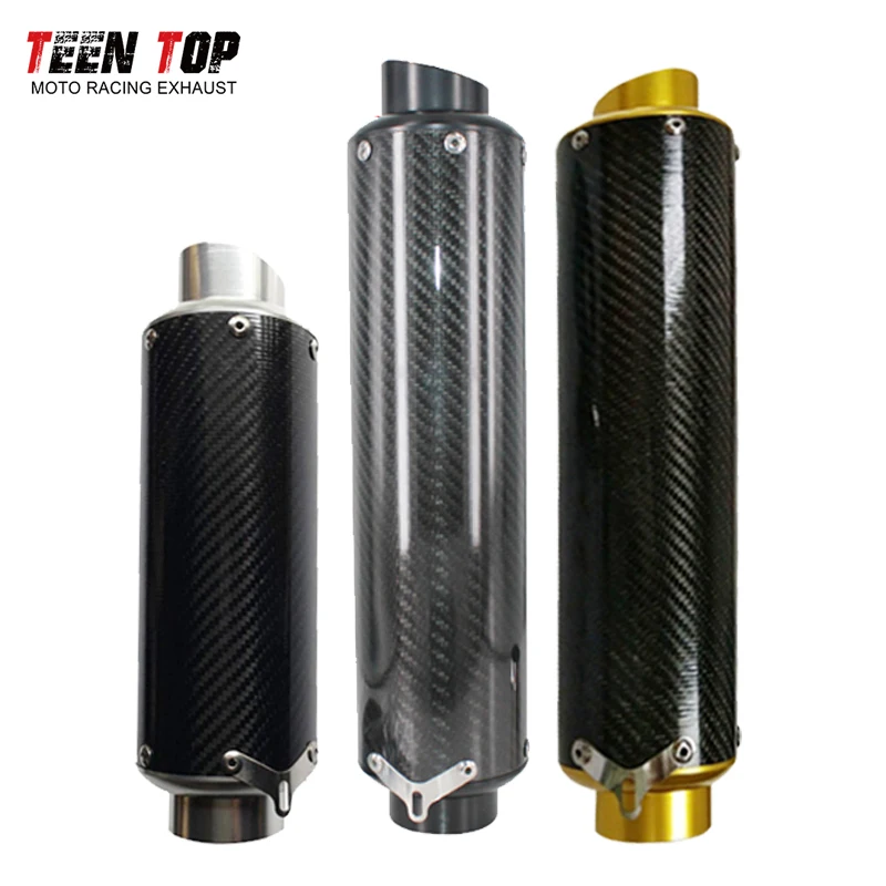 Universal Motorbike Exhaust Silencer Carbon Fiber Muffler For Yamaha MT07 R1 R3 MT03 SV650 Scooter Racing Escape Moto Silencieux
Universal Motorbike Exhaust Silencer Carbon Fiber Muffler For Yamaha MT07 R1 R3 MT03 SV650 Scooter Racing Escape Moto Silencieux