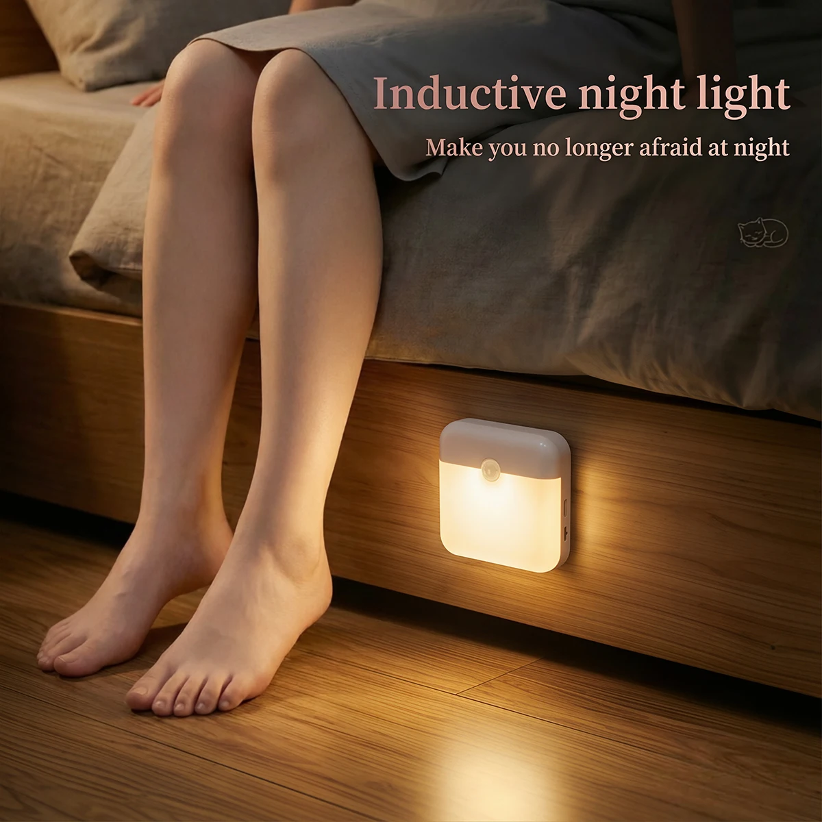 Motion Sensing LED Night Light USB Rechargeable Human-Sensing Magnetic Induction Lamp Easy Install for Bedside Staircase Hallway
Motion Sensing LED Night Light USB Rechargeable Human-Sensing Magnetic Induction Lamp Easy Install for Bedside Staircase Hallway