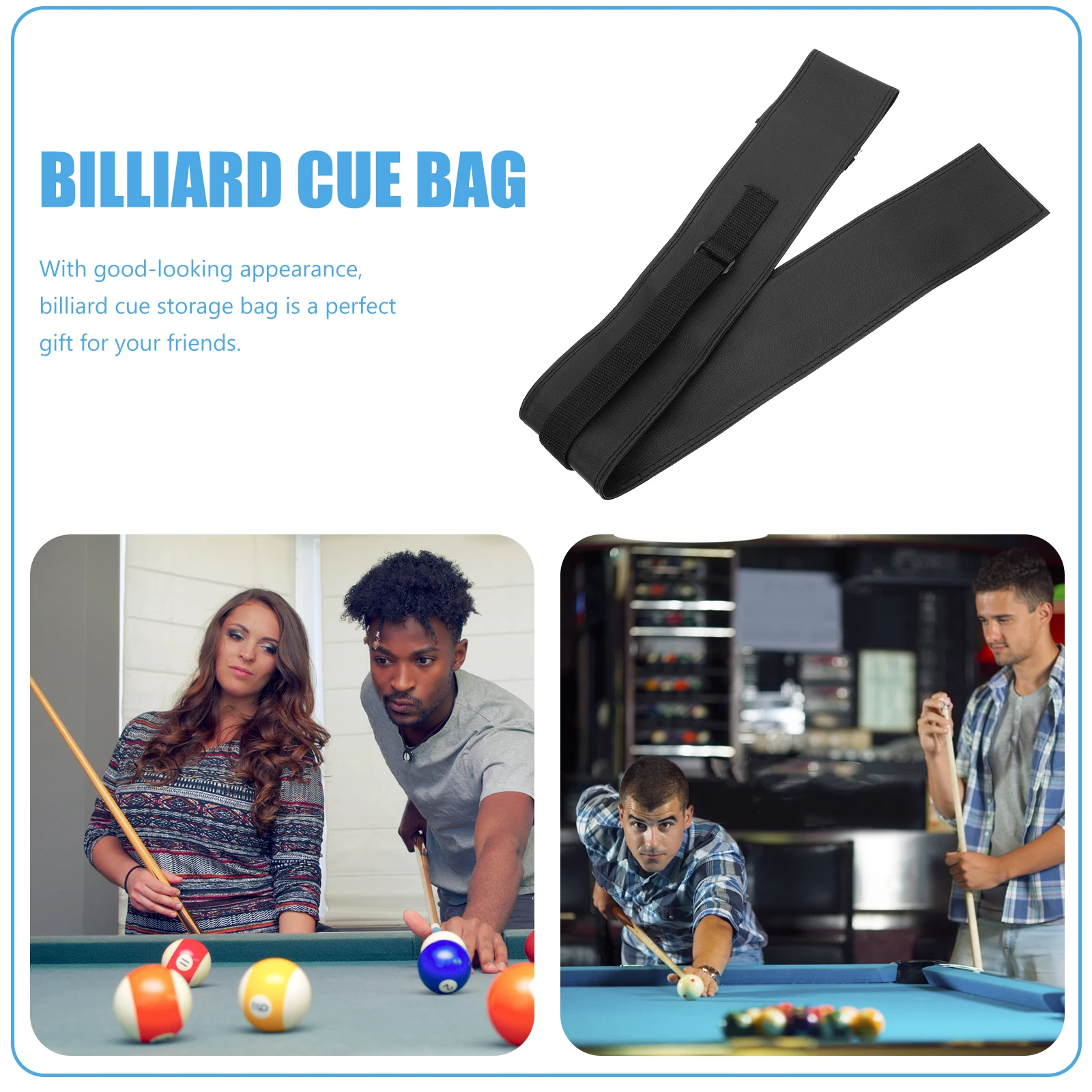 Pool Stick Case Billiard Cue Bag for 1 Stick Premium PU Protective Storage Pouch Breathable Design Long Cue Holder Pool Supplies
Pool Stick Case Billiard Cue Bag for 1 Stick Premium PU Protective Storage Pouch Breathable Design Long Cue Holder Pool Supplies