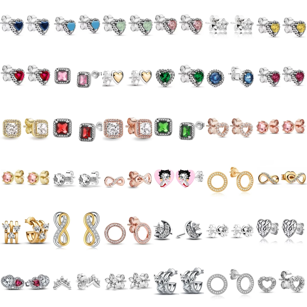 925 Silver Fashion Red Pink Green Zircon Family Tree Earrings Women Fine Zircon Minimalist Engagement Wedding Party Jewelry Gift
925 Silver Fashion Red Pink Green Zircon Family Tree Earrings Women Fine Zircon Minimalist Engagement Wedding Party Jewelry Gift