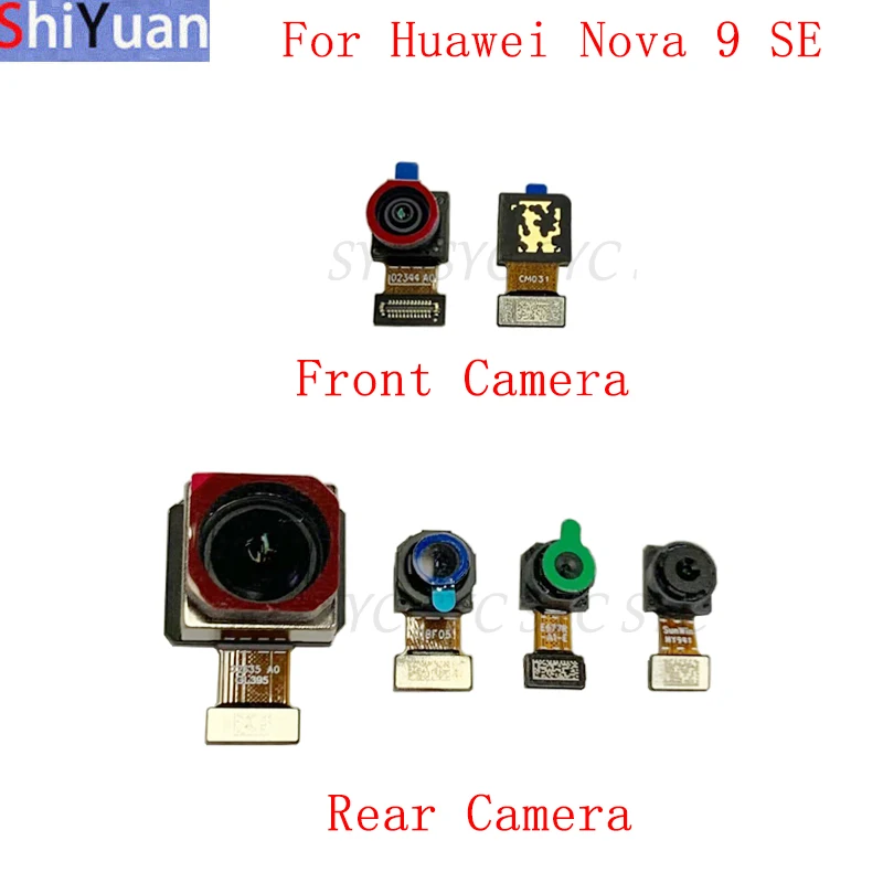 Гибкий кабель задней и передней камеры для Huawei Nova 9 SE, основной большой маленький модуль камеры, запасные части
Гибкий кабель задней и передней камеры для Huawei Nova 9 SE, основной большой маленький модуль камеры, запасные части