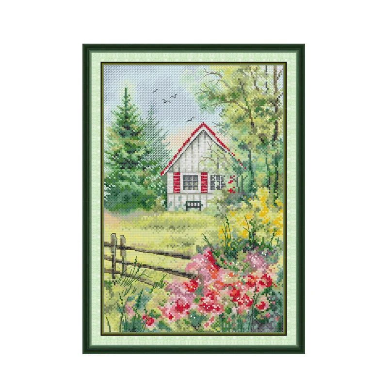 The Garden Cottage 4 cross stitch kit 14ct 11ct count print canvas hand sew cross-stitching embroidery handmade needlework
The Garden Cottage 4 cross stitch kit 14ct 11ct count print canvas hand sew cross-stitching embroidery handmade needlework