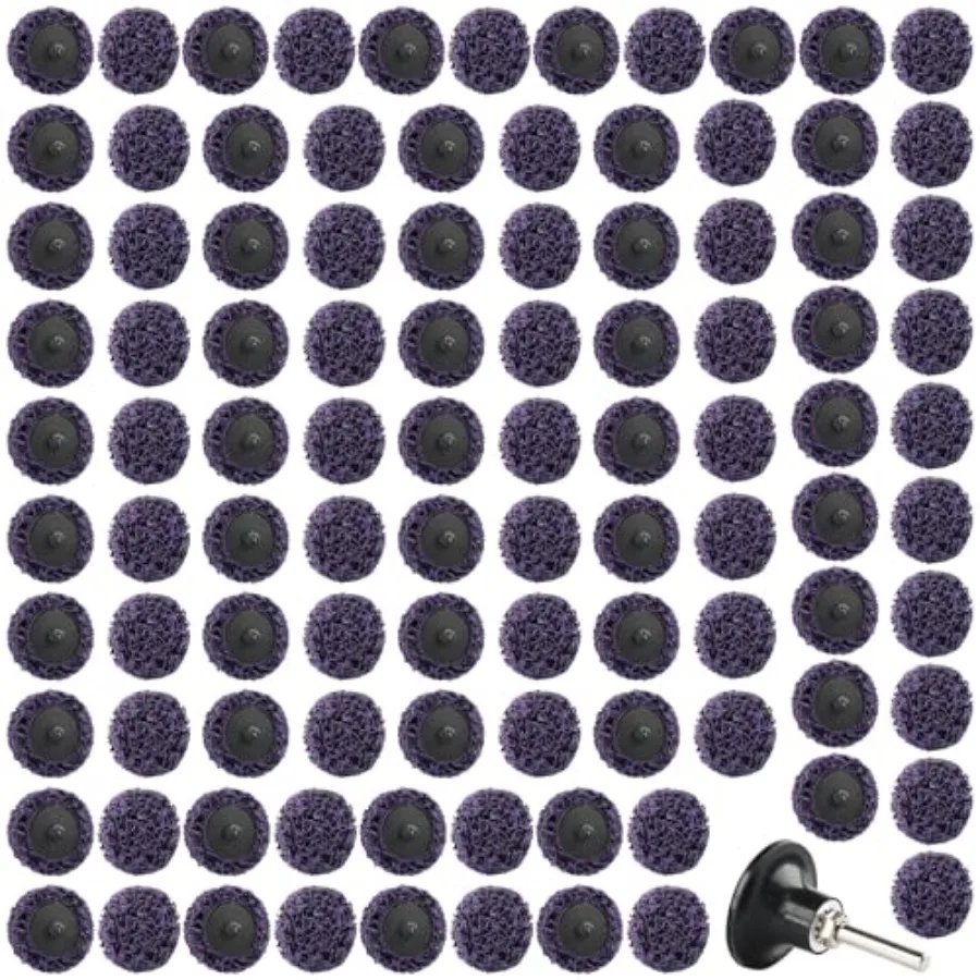 100 шт. 2-дюймовых быстрых дисков для легкой зачистки, насадки для угловых шлифовальных машин для удаления краски, зачистки сварных швов, для дрелей, для очистки рукояток.
100 шт. 2-дюймовых быстрых дисков для легкой зачистки, насадки для угловых шлифовальных машин для удаления краски, зачистки сварных швов, для дрелей, для очистки рукояток.