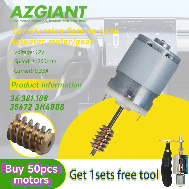 AZGIANT Steering Column Lock Actuator motor 35672 Worm Tools for Land Rover Freelander 2 L359 Volvo C70 XC60 car assecories
AZGIANT Steering Column Lock Actuator motor 35672 Worm Tools for Land Rover Freelander 2 L359 Volvo C70 XC60 car assecories