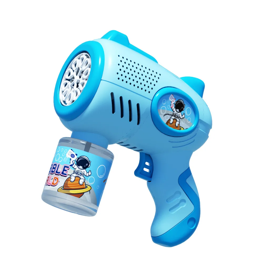 Customized new space astronaut bubble machine 10-hole bubble gun toy electric automatic charging bubble gun
Customized new space astronaut bubble machine 10-hole bubble gun toy electric automatic charging bubble gun