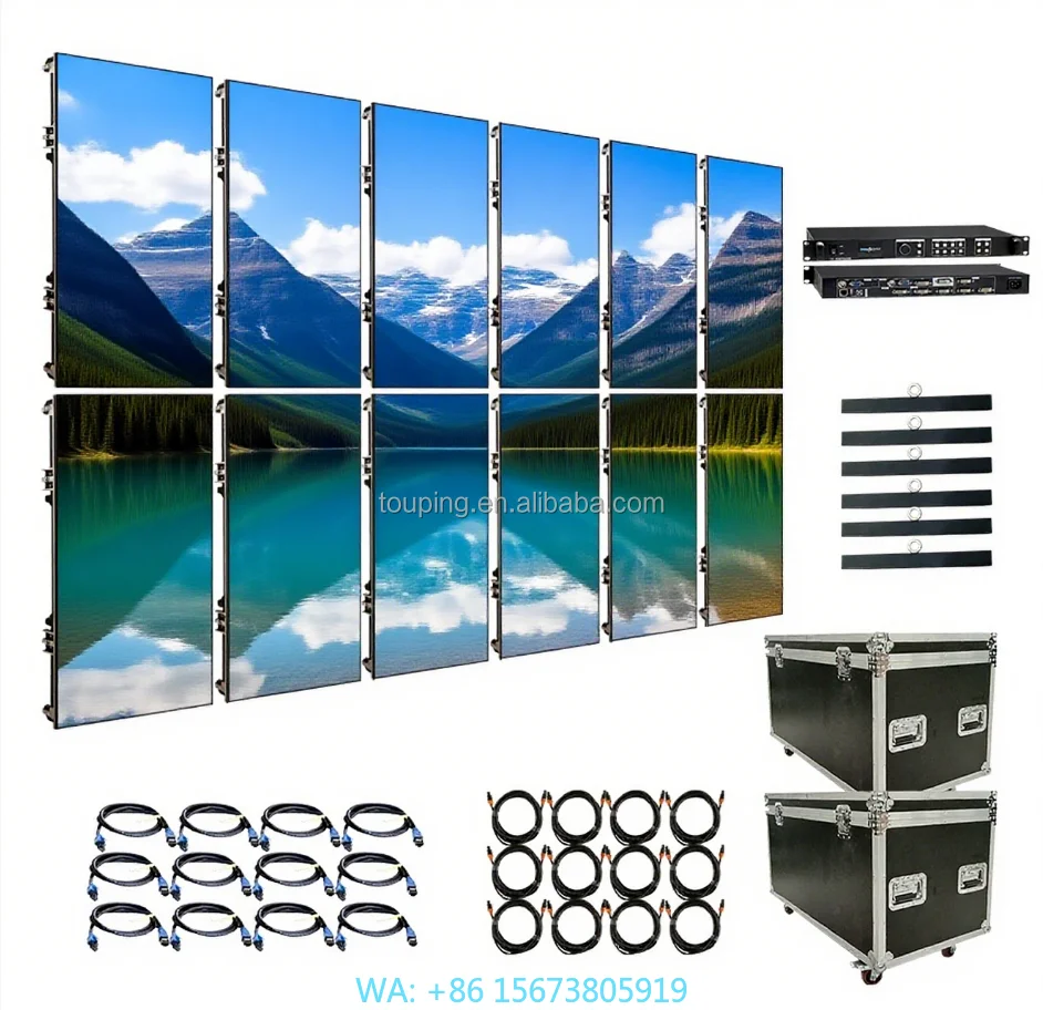 Turnkey Solution Full Color Led Video Wall P3.91 SMD2121 1200cd/sqm 3840Hz 500x500mm Outdoor Event Indoor Stage Display Panel
Turnkey Solution Full Color Led Video Wall P3.91 SMD2121 1200cd/sqm 3840Hz 500x500mm Outdoor Event Indoor Stage Display Panel