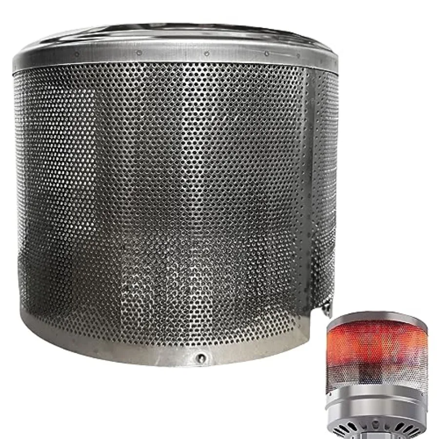 Patio Heater Main Burner Net Emitter Screen Outdoor Heater Replacement Parts 10 3/4"Diameter Stainless Steel Safety Heating Net
Patio Heater Main Burner Net Emitter Screen Outdoor Heater Replacement Parts 10 3/4"Diameter Stainless Steel Safety Heating Net
