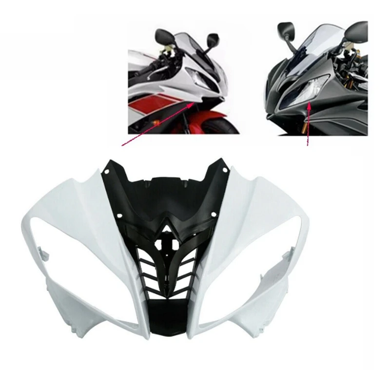 Новый неокрашенный верхний передний обтекатель для YAMAHA YZF R6 2008-2016, аксессуары для мотоциклов
Новый неокрашенный верхний передний обтекатель для YAMAHA YZF R6 2008-2016, аксессуары для мотоциклов