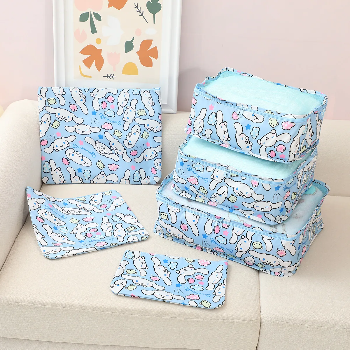 Sanrio kuromi storage bag duffel bag 6pcs luggage cosmetic bag travel underwear shoes handbag hello kitty women
Sanrio kuromi storage bag duffel bag 6pcs luggage cosmetic bag travel underwear shoes handbag hello kitty women