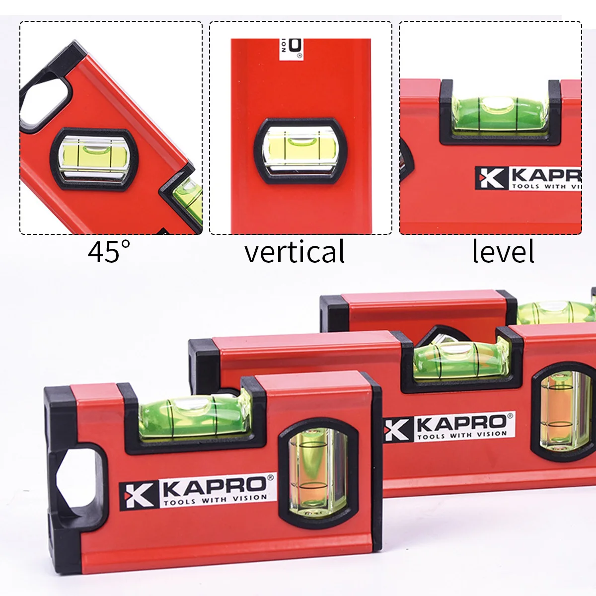 Handy Pocket Torpedo Level Small Magnetic Leveler Tool with 0°/90° Bubbles, Top-view Window Aluminium Alloy Frame Diy Hand Tool
Handy Pocket Torpedo Level Small Magnetic Leveler Tool with 0°/90° Bubbles, Top-view Window Aluminium Alloy Frame Diy Hand Tool