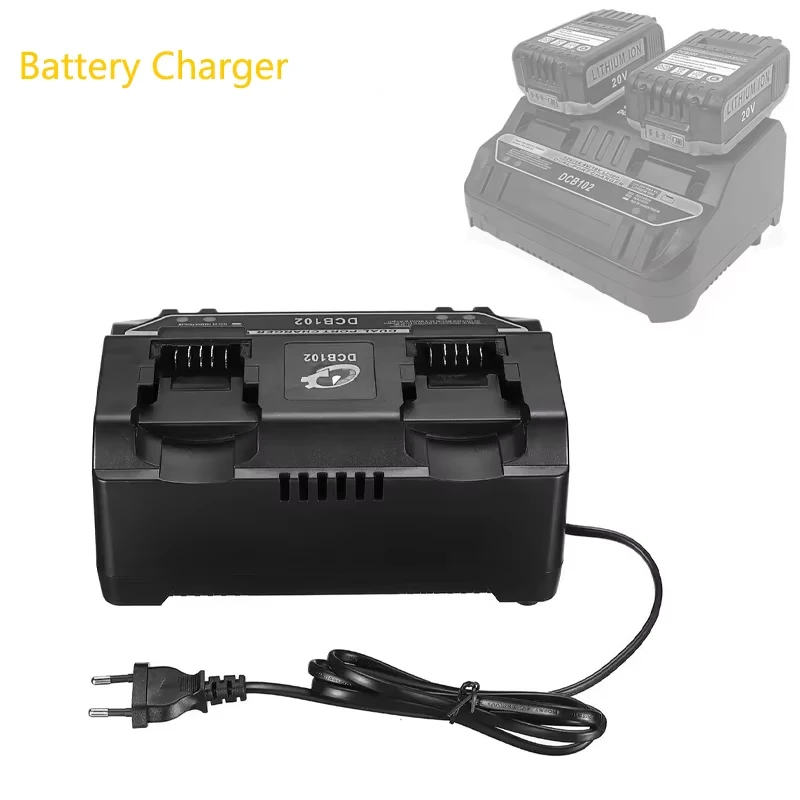 2 charging port battery charger for Dewalt 12V 20V MAX Battery Cordless Drill Power Tool Battery Charger DCB206 DCB205 DCB204
2 charging port battery charger for Dewalt 12V 20V MAX Battery Cordless Drill Power Tool Battery Charger DCB206 DCB205 DCB204
