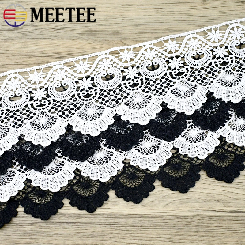 2/5Meters 10cm Embroidery Lace Trimming Fabric Wedding Dress Clothes Decoration Ribbon Band DIY Sewing Curtain Tape Accessories
2/5Meters 10cm Embroidery Lace Trimming Fabric Wedding Dress Clothes Decoration Ribbon Band DIY Sewing Curtain Tape Accessories