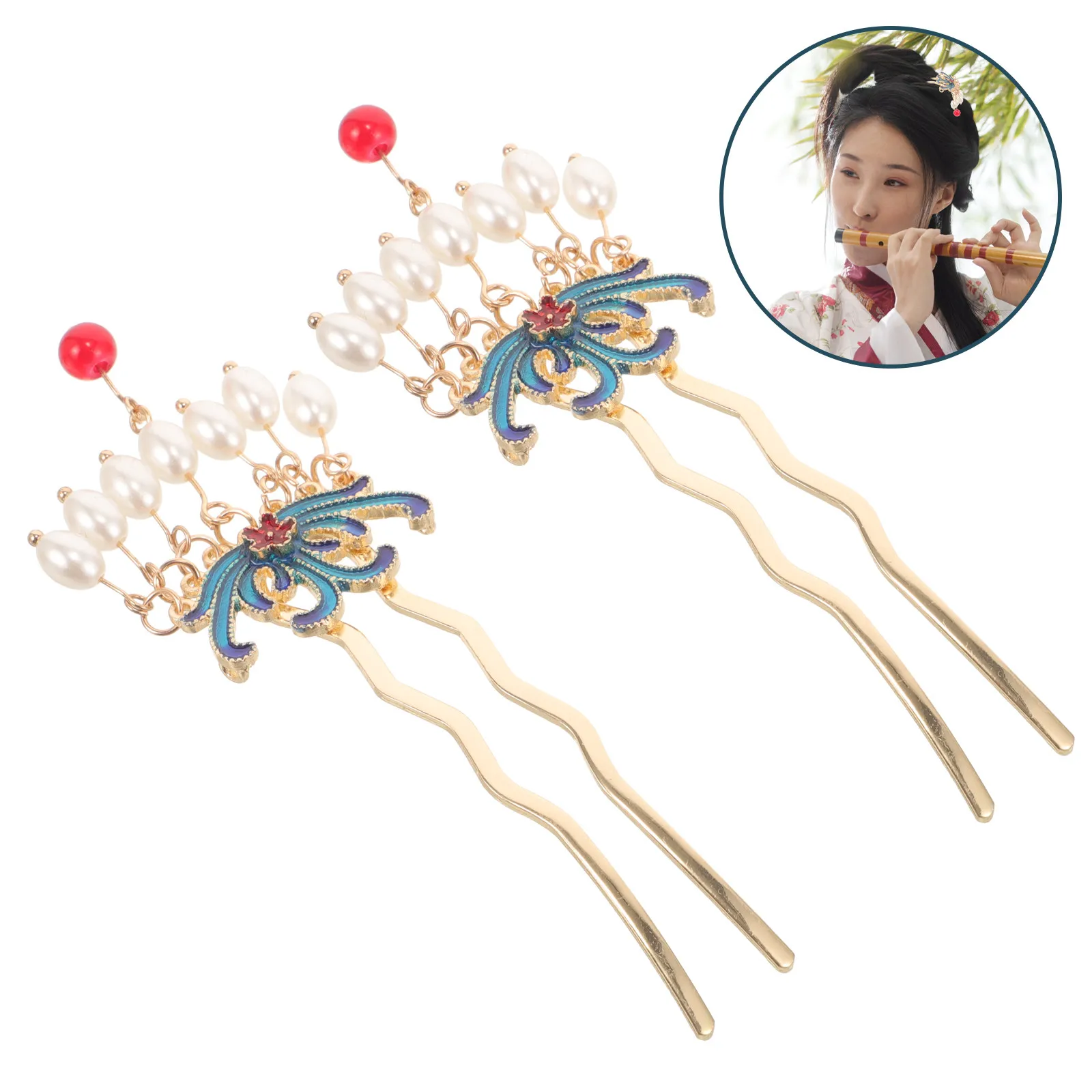 1Pair Vintage Pearl Stick Alloy Retro Hairpin Elegant Hairstyling Accessories for Women Wedding Party Banquet
1Pair Vintage Pearl Stick Alloy Retro Hairpin Elegant Hairstyling Accessories for Women Wedding Party Banquet