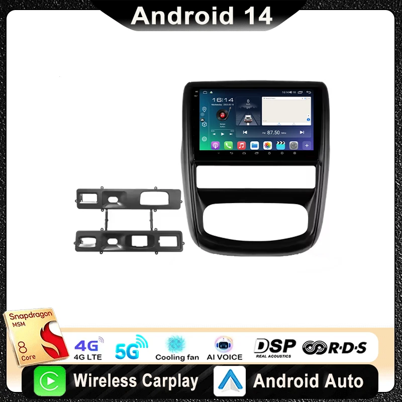 For Renault Duster 2010-2015 For Nissan terrano 3 2014-2022 Car Radio Multimedia Player Navigation Android 14 wireless Carplay
For Renault Duster 2010-2015 For Nissan terrano 3 2014-2022 Car Radio Multimedia Player Navigation Android 14 wireless Carplay