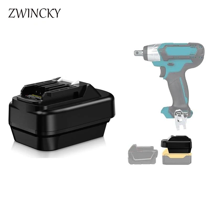 Адаптер батареи ZWINCKY для Milwaukee/Dewalt 18 В, преобразователь литиевой батареи для Makita 12 В, преобразователь литиевых электроинструментов
Адаптер батареи ZWINCKY для Milwaukee/Dewalt 18 В, преобразователь литиевой батареи для Makita 12 В, преобразователь литиевых электроинструментов