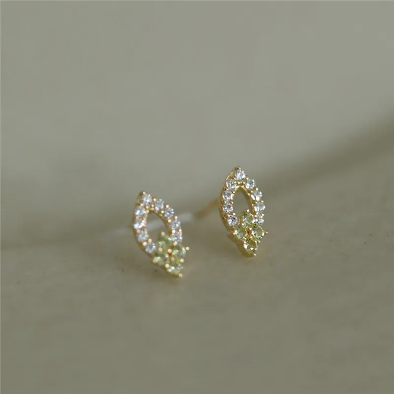 S925 Sterling Silver Gold-plated Versatile Temperament Geometric Zircon Stud Earrings Exquisite Birthday Gift Jewelry For Women
S925 Sterling Silver Gold-plated Versatile Temperament Geometric Zircon Stud Earrings Exquisite Birthday Gift Jewelry For Women