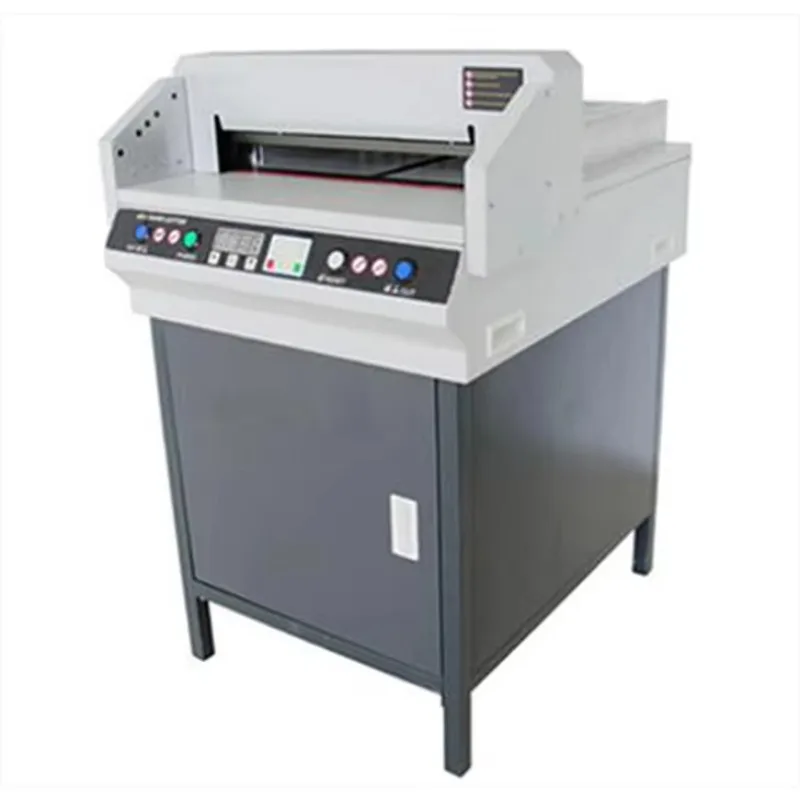 SG-450VS+ Office And Printing Shop Use Digital Sheet Cutter Electric Paper Cutting Machine 450mm Paper Digital Guillotine 
SG-450VS+ Office And Printing Shop Use Digital Sheet Cutter Electric Paper Cutting Machine 450mm Paper Digital Guillotine