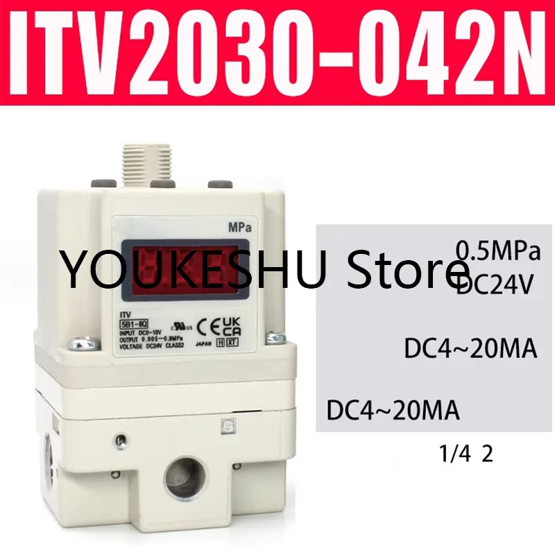 New original electrical proportional valve ITV2030-042N No data cable no bracket
New original electrical proportional valve ITV2030-042N No data cable no bracket