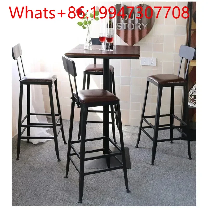 High Stool Wrought Iron Retro High Chair Bar Stool Bar Stool Simple Bar Chair.
High Stool Wrought Iron Retro High Chair Bar Stool Bar Stool Simple Bar Chair.