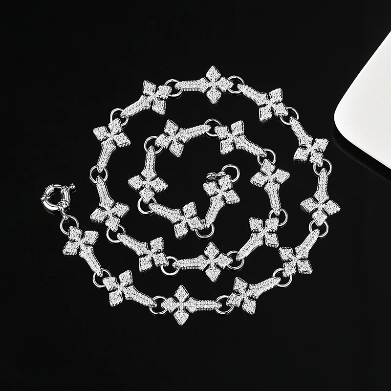 Hip Hop 3A+ CZ Stone Paved Bling Iced Out Holy Cross Link Chain Necklaces for Men Rapper Jewelry White Gold Color Gift
Hip Hop 3A+ CZ Stone Paved Bling Iced Out Holy Cross Link Chain Necklaces for Men Rapper Jewelry White Gold Color Gift