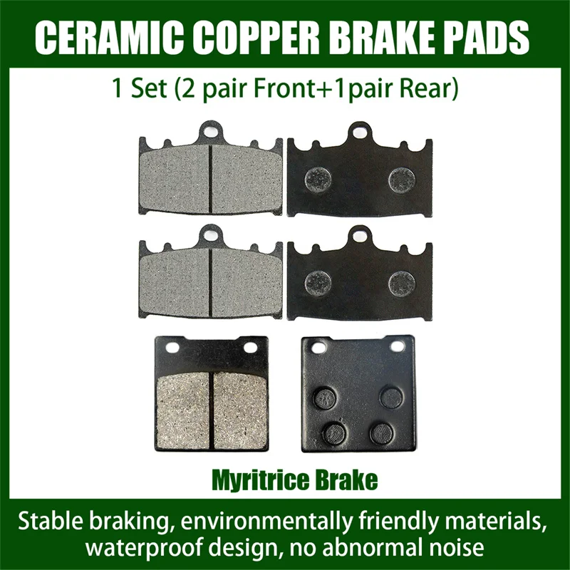Myritrice Fit For Kawasaki Ninja ZX7 ZX-7 ZX-7R ZX7R 1989 1990 1991 1992 1993 1994 1995 Motorcycle Front Rear Brake Pads Kit
Myritrice Fit For Kawasaki Ninja ZX7 ZX-7 ZX-7R ZX7R 1989 1990 1991 1992 1993 1994 1995 Motorcycle Front Rear Brake Pads Kit