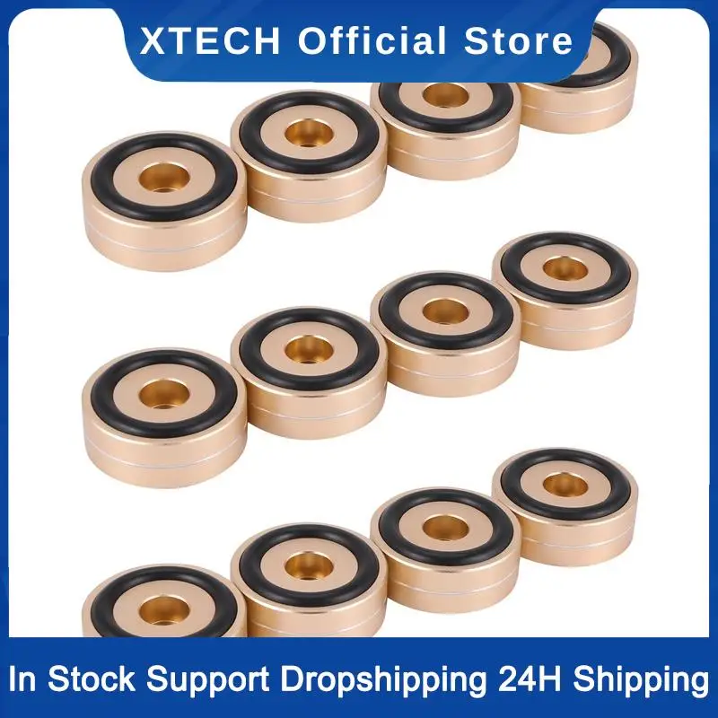 XTECH 12PCS Turntable Isolation Feet Pads Aluminum Speaker Spikes Stand Foot Cones Base Mat For Audio Sound Amplifier
XTECH 12PCS Turntable Isolation Feet Pads Aluminum Speaker Spikes Stand Foot Cones Base Mat For Audio Sound Amplifier