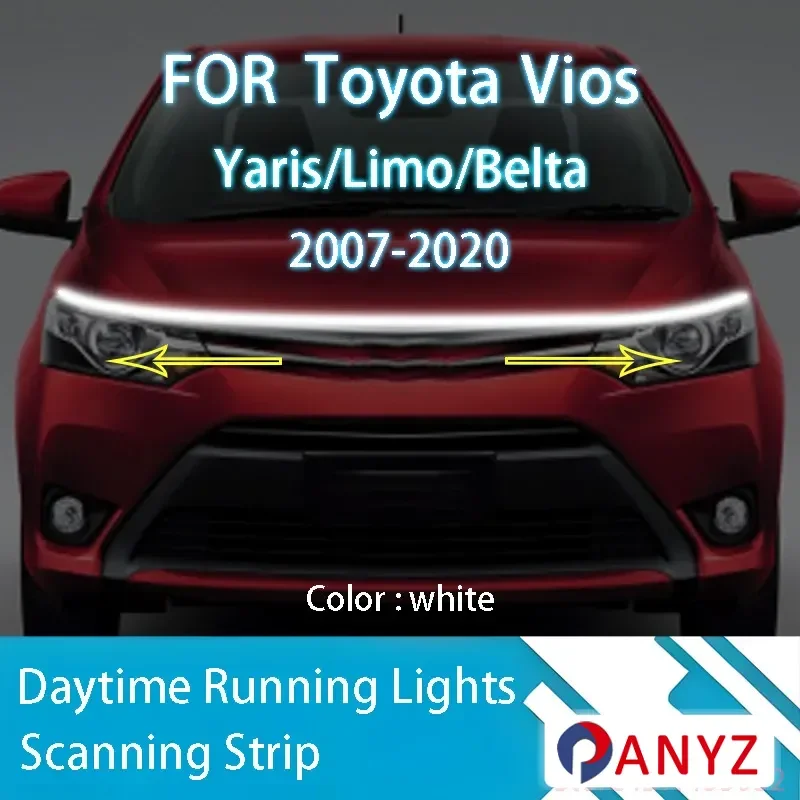 ДЛЯ Toyota Vios 2007-2020 Новое обновление светодиодных дневных ходовых огней сканирования капота автомобиля DRL направляющая декоративная лампа окружающего света 12 В
ДЛЯ Toyota Vios 2007-2020 Новое обновление светодиодных дневных ходовых огней сканирования капота автомобиля DRL направляющая декоративная лампа окружающего света 12 В