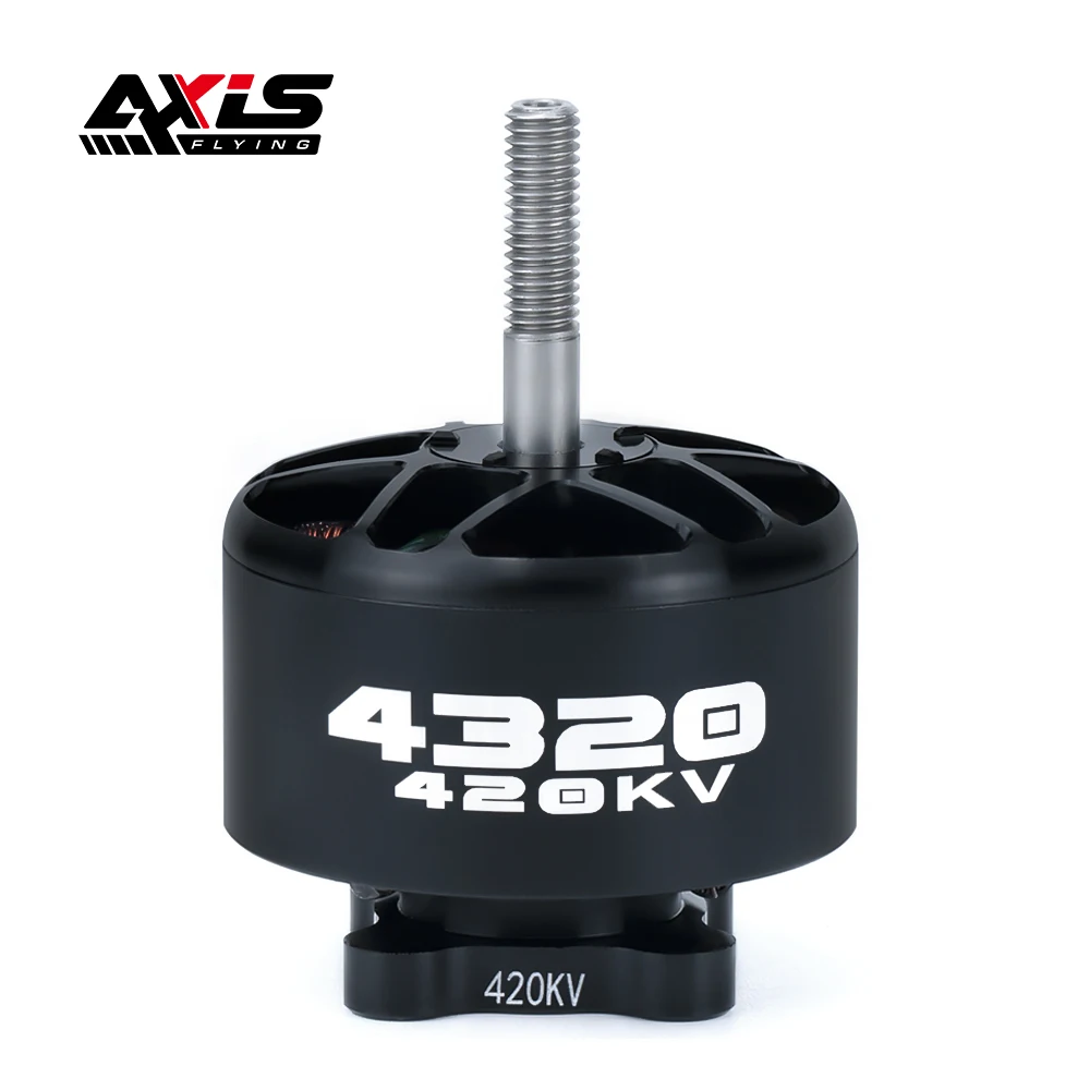 Axisflying 4320 Brushless Motor 420KV 6-8S for 13inch FPV Long Range Drone DIY Part- New Launch
Axisflying 4320 Brushless Motor 420KV 6-8S for 13inch FPV Long Range Drone DIY Part- New Launch