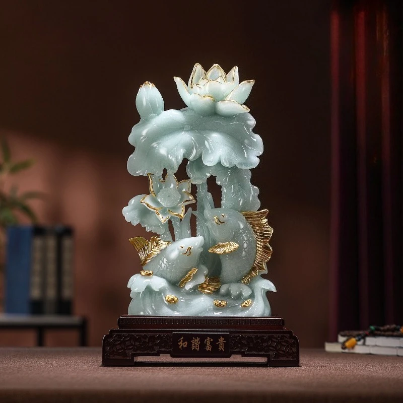 Chinese-style Decorative Wealth Attract Fish Decor for Living Rooms Home Wine Cabinets Housewarmings and Office Decorations
Chinese-style Decorative Wealth Attract Fish Decor for Living Rooms Home Wine Cabinets Housewarmings and Office Decorations