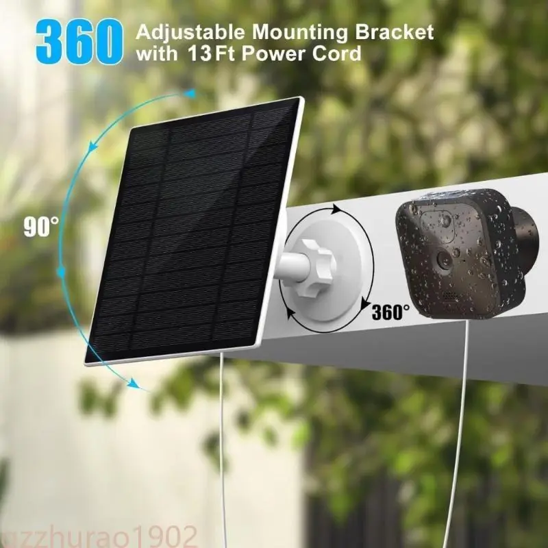 97QB Solar Panel Power Sources Suitable for XT2/Uninterrupted Outdoor Cameras, 8W, Builts In Safety Mechanisms, Safe Charging
97QB Solar Panel Power Sources Suitable for XT2/Uninterrupted Outdoor Cameras, 8W, Builts In Safety Mechanisms, Safe Charging