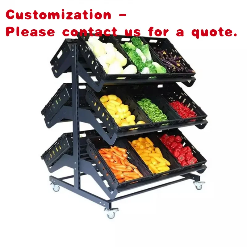 custom.360 Degree Movable Collapsible Fruit and Vegetable Organizer Shelf Supermarket Display Racks With Wheels
custom.360 Degree Movable Collapsible Fruit and Vegetable Organizer Shelf Supermarket Display Racks With Wheels